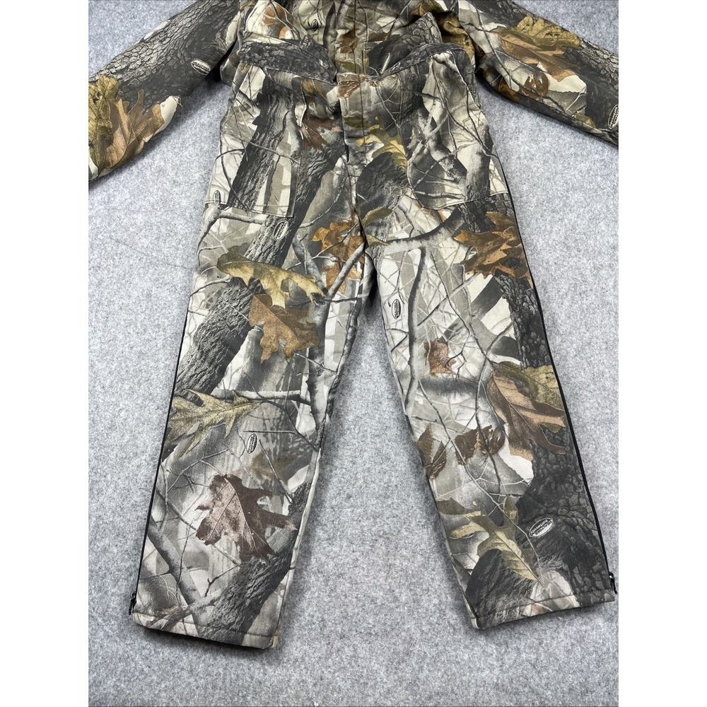 Walls Advantage Camo Coveralls Youth Small Brown Insulated Hunting Suit Hardwood - Picture 4 of 13